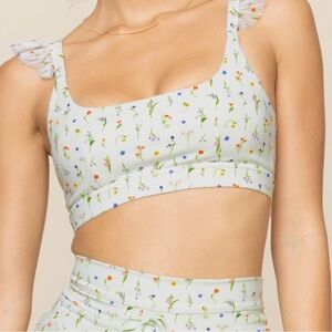 POPFLEX Romance Mesh Ruffle Bra